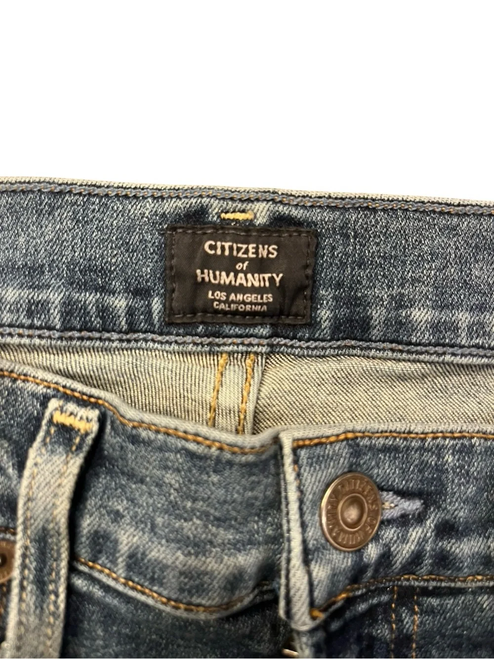 Citizens of Humanity Harlow High Rise Slim Jeans 26 Straight Leg Premium Denim - Picture 4 of 13
